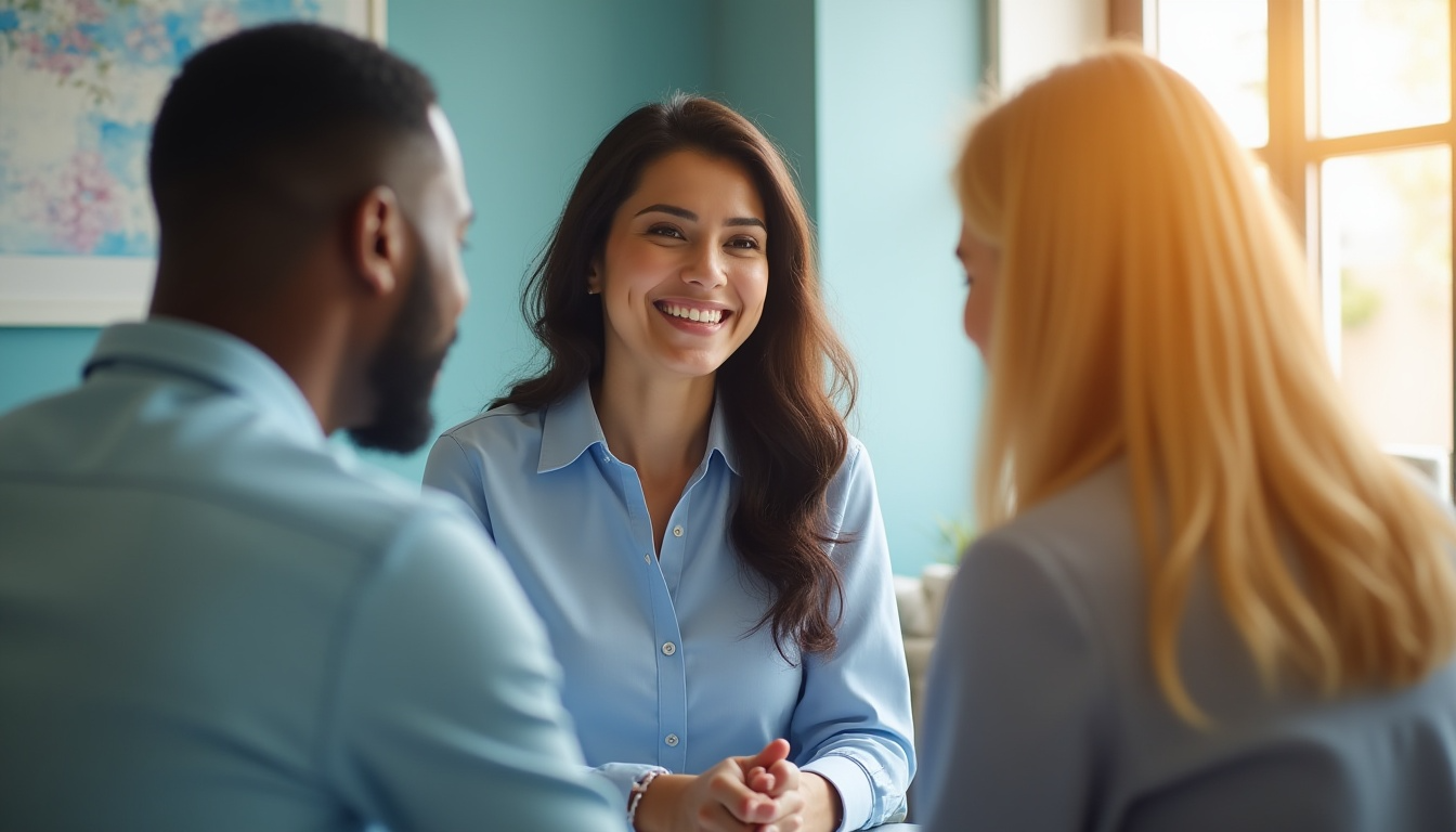Psicóloga en consulta